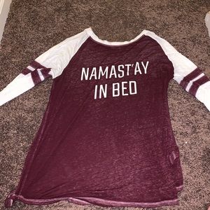 Long sleeve light shirt